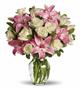 Sympathy Flowers - Elegant Vases - Eternal Comfort Sympathy Bouquet